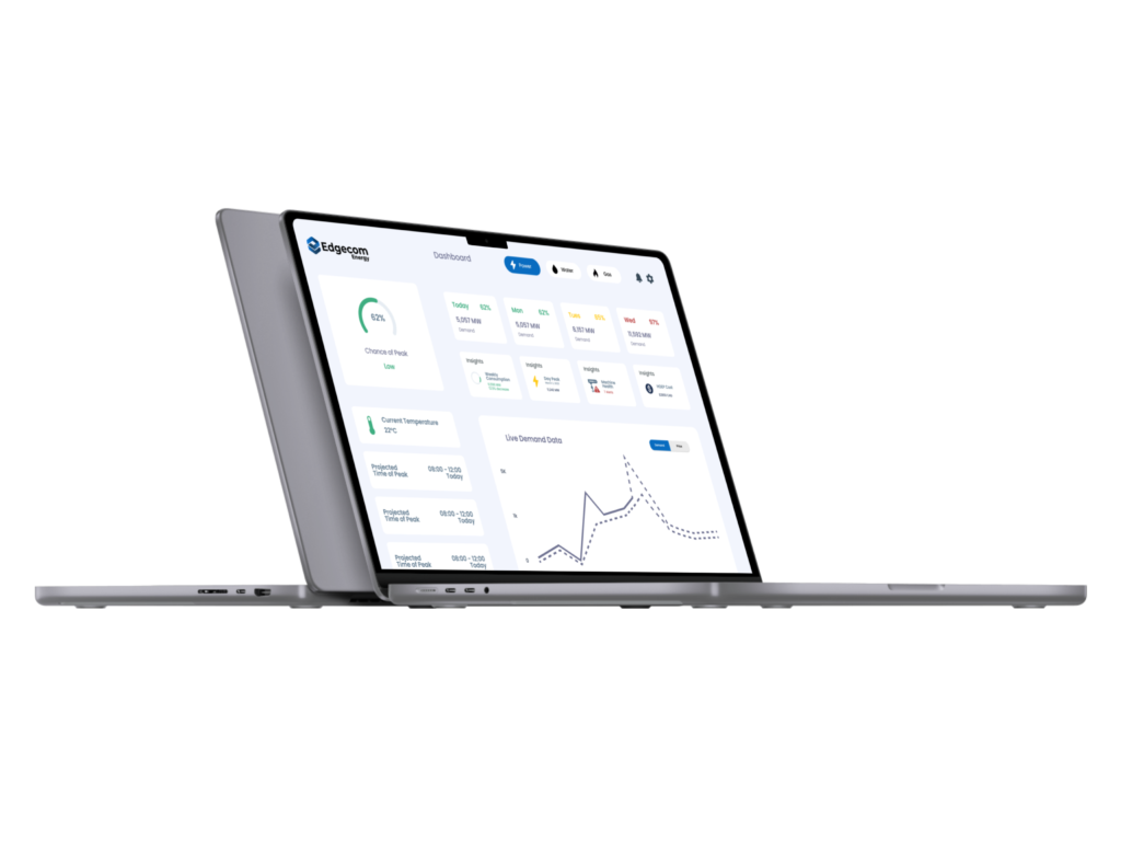 Macbook Pro portal mockup side shot