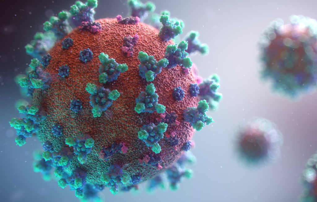 Illustration of coronavirus