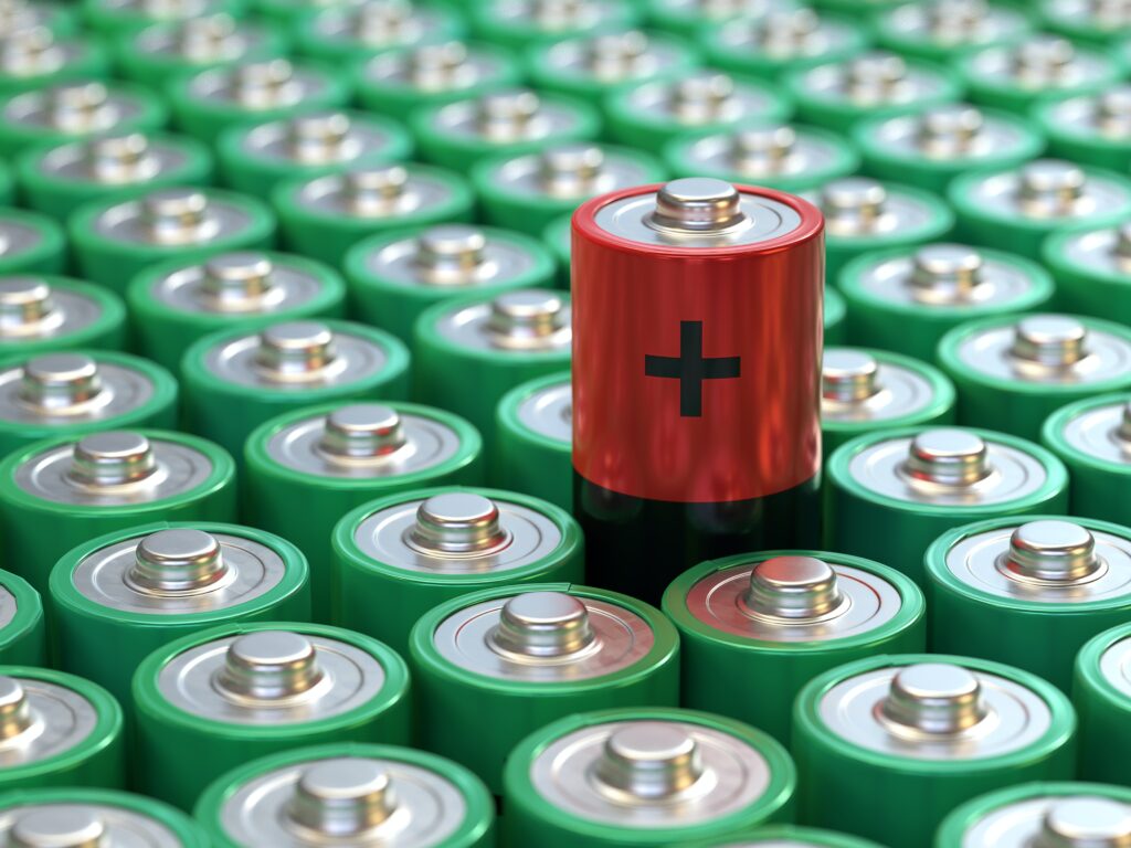 Image of a bunch of batteries