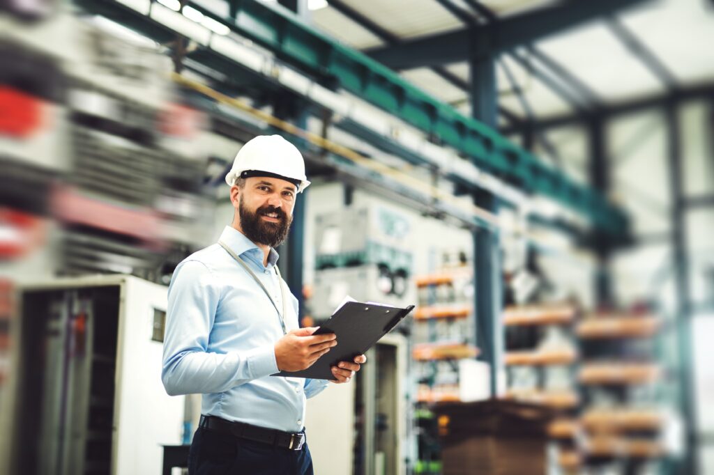Energy Manager with clipboard